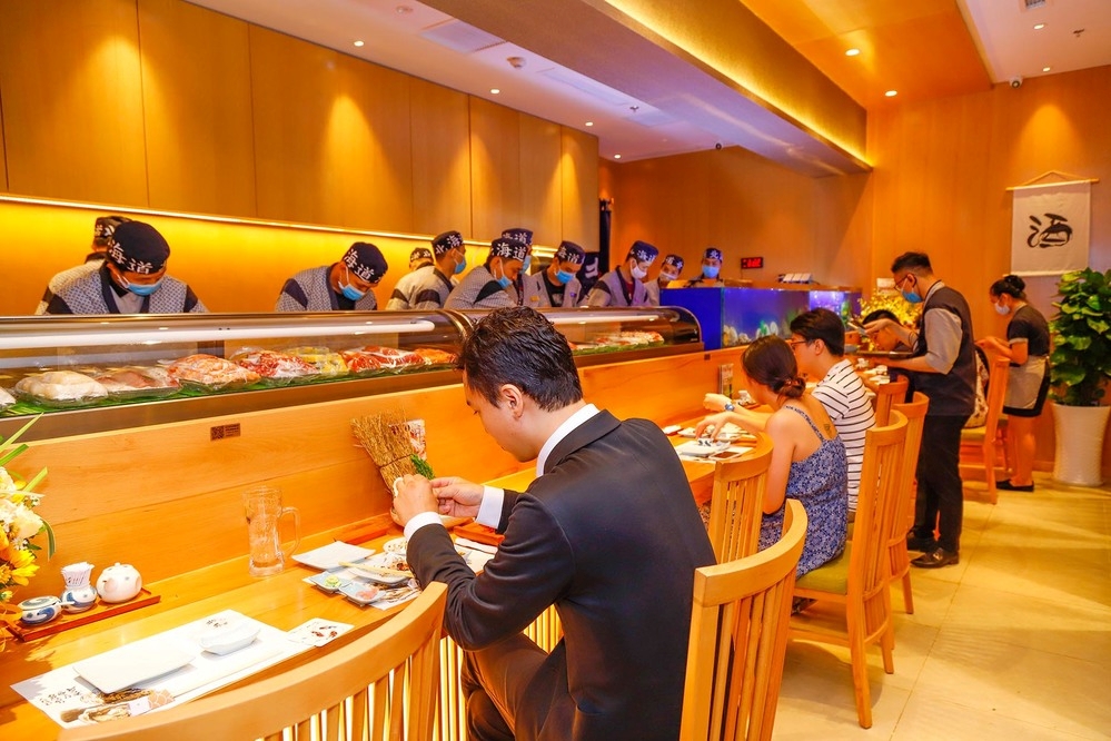 Sushi Hokkaido Sachi - Hệ thống nhà hàng Nhật nổi tiếng | Kendesign